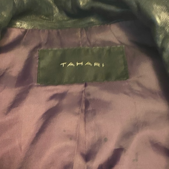 Tahari lamb leather jacket size XS - Picture 5 of 6